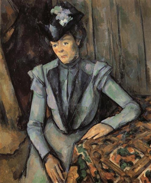 Paul Cezanne Woman in Blue
